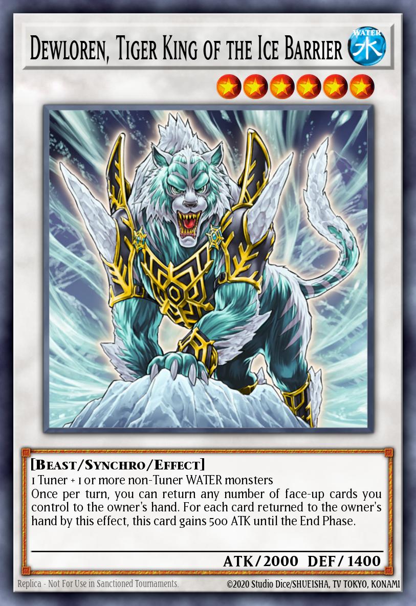 Dewloren, Tiger King of the Ice Barrier card image