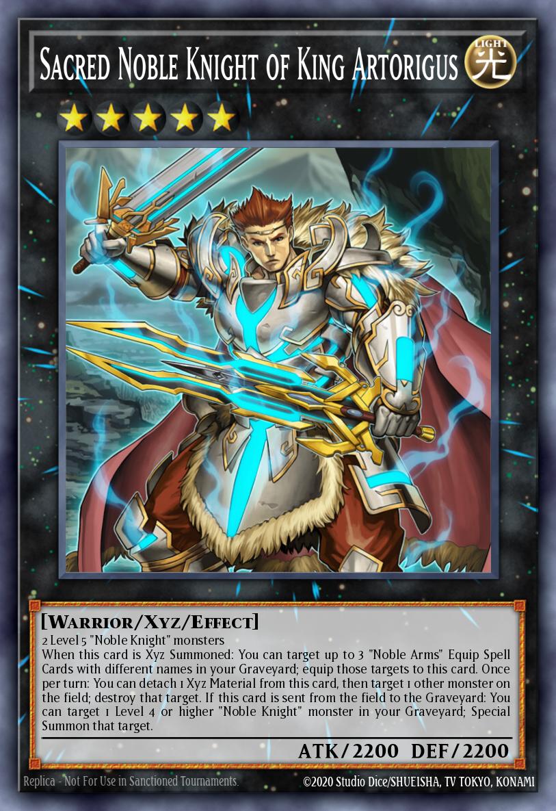Sacred Noble Knight of King Artorigus card image