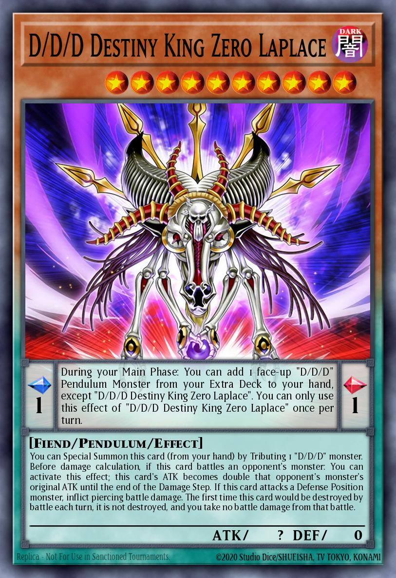 D/D/D Destiny King Zero Laplace card image