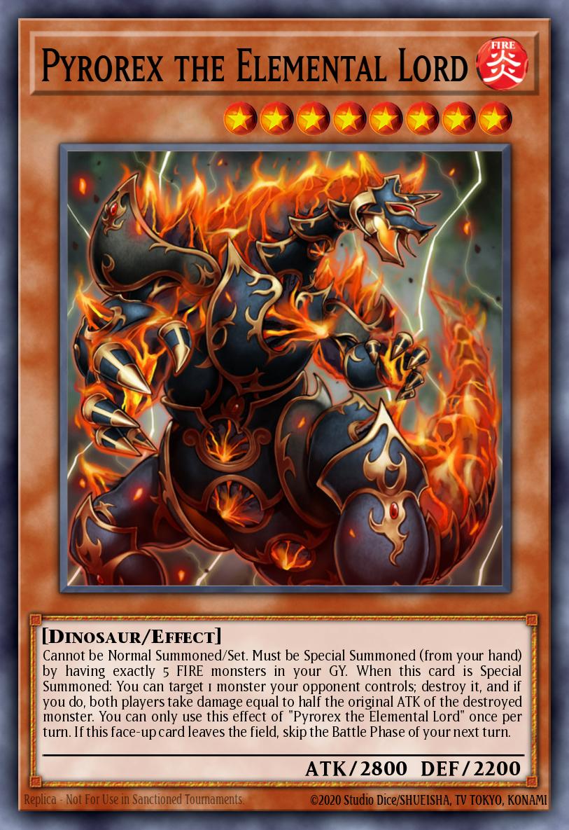 Pyrorex the Elemental Lord card image