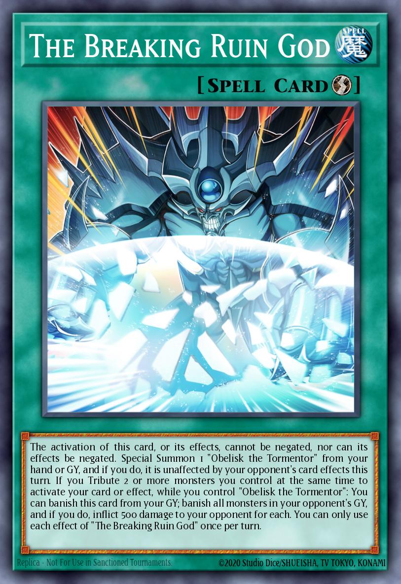 The Breaking Ruin God card image