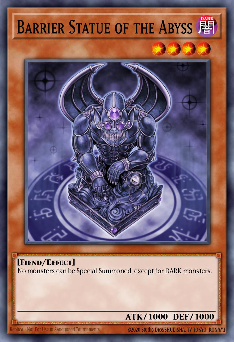 Barrier Statue of the Abyss card image