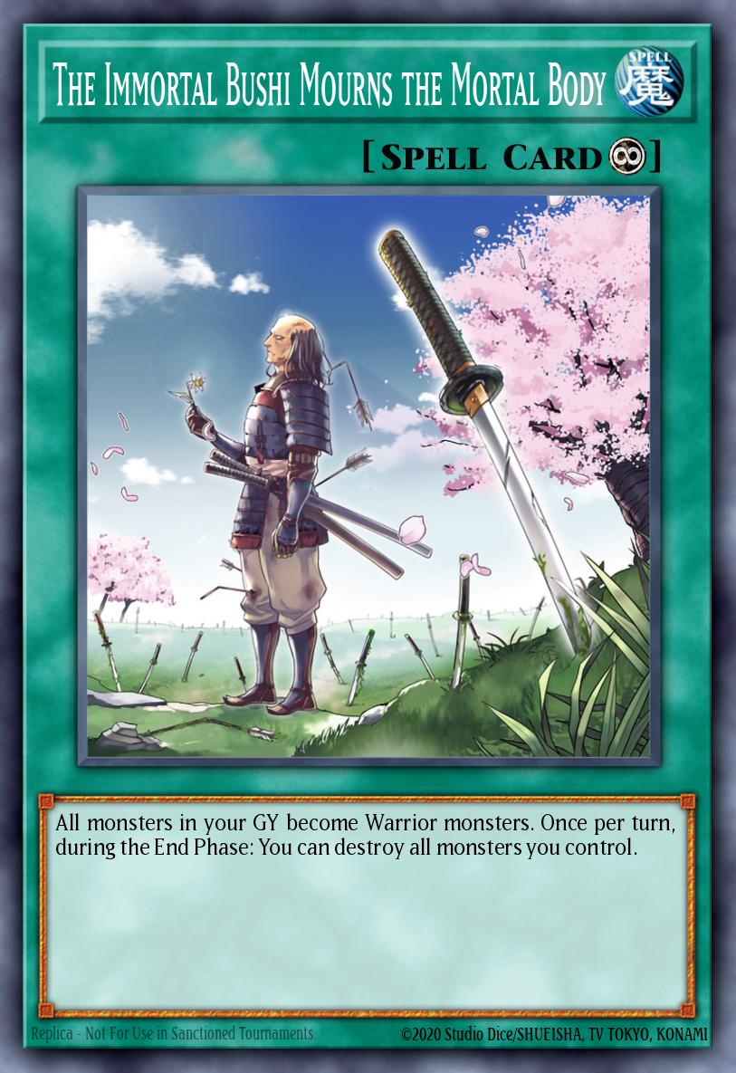 The Immortal Bushi Mourns the Mortal Body card image