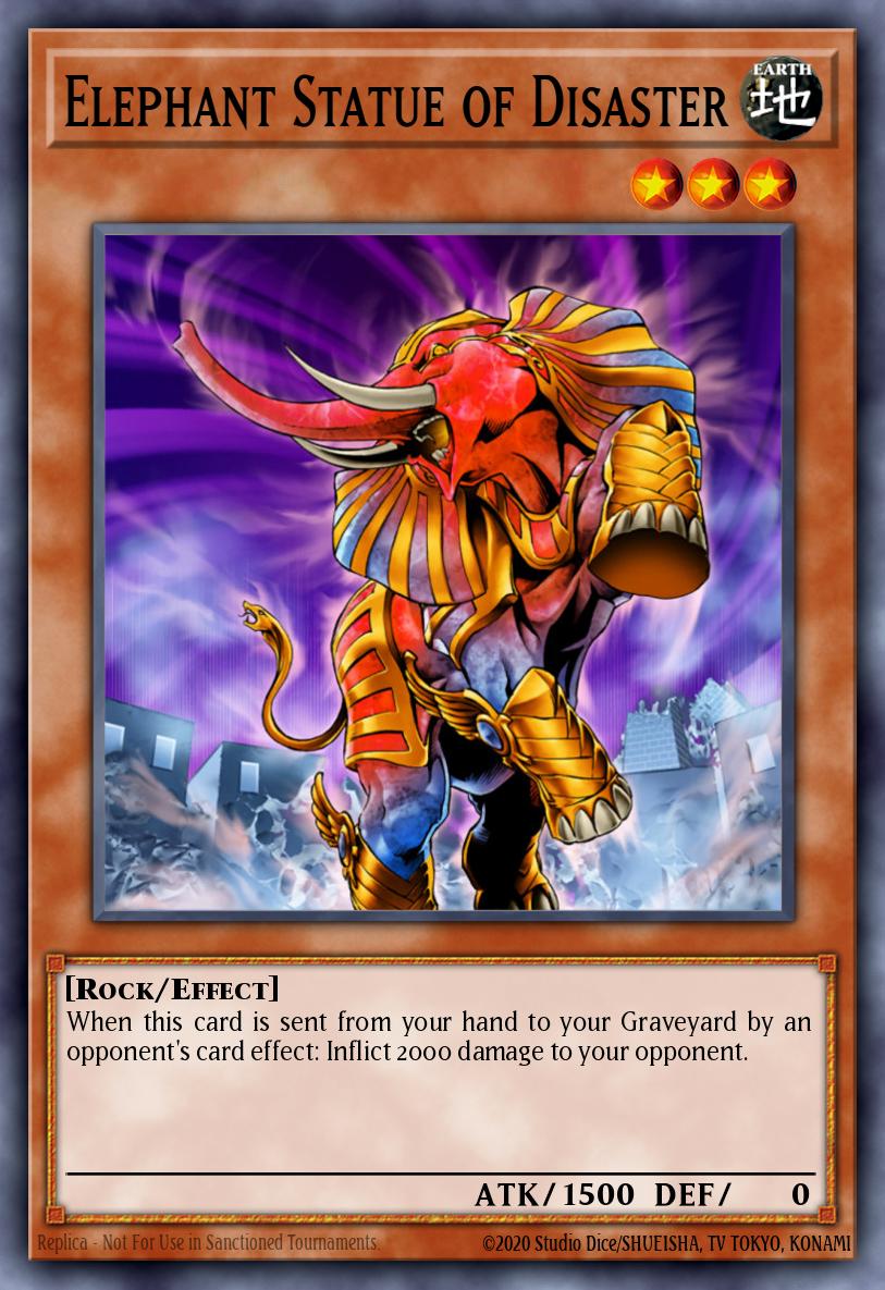 Elephant Statue of Disaster card image