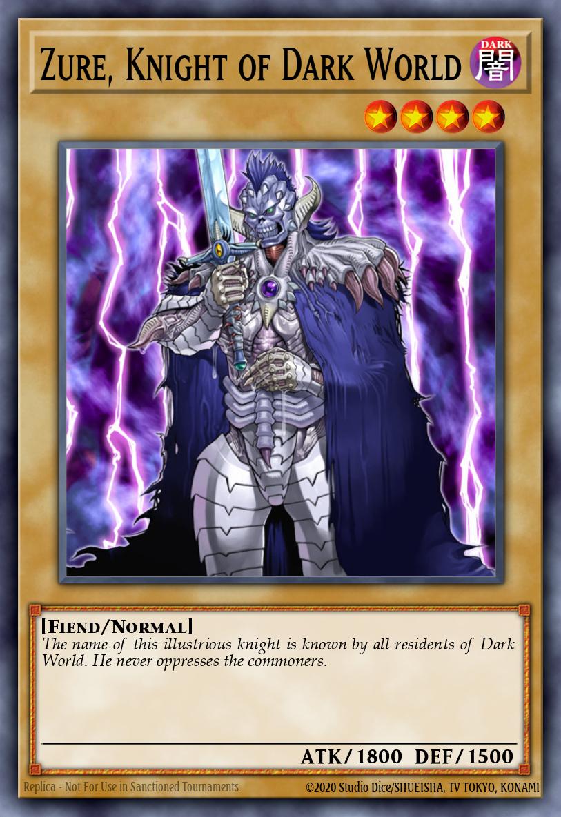 Zure, Knight of Dark World card image