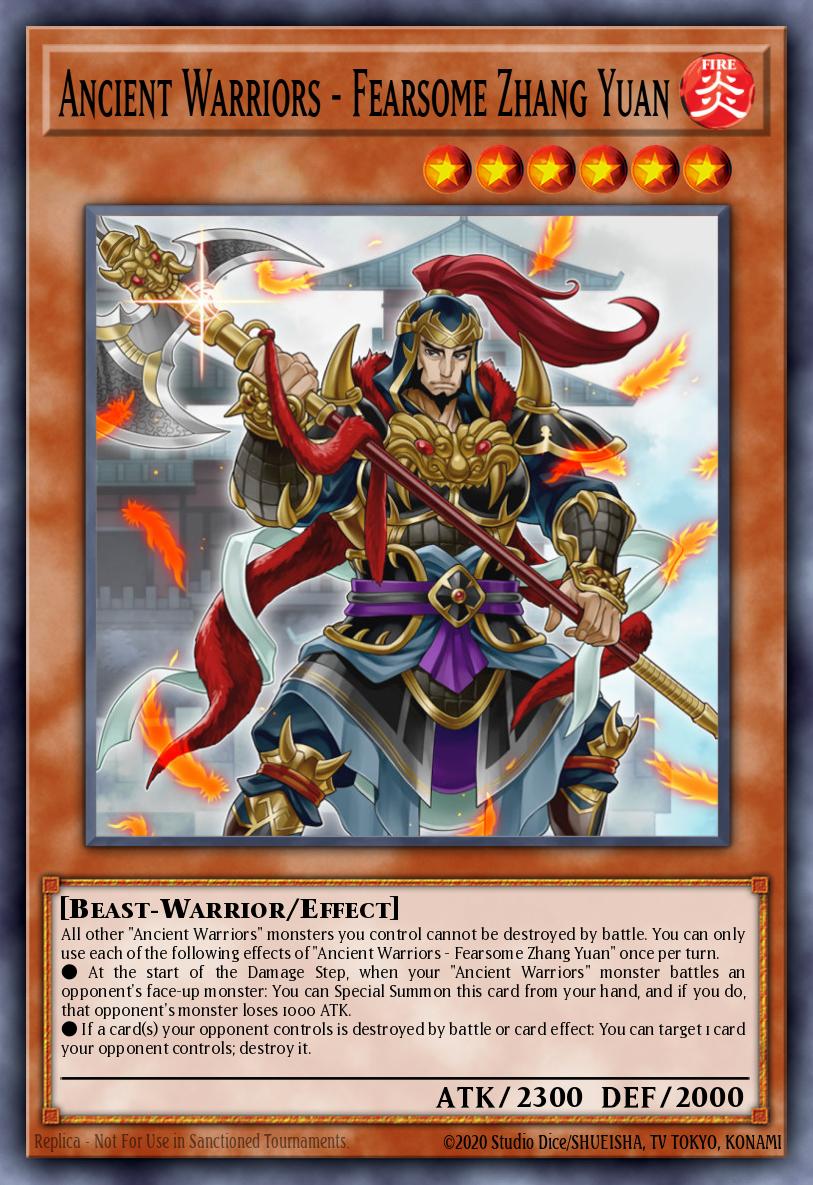 Ancient Warriors - Fearsome Zhang Yuan card image