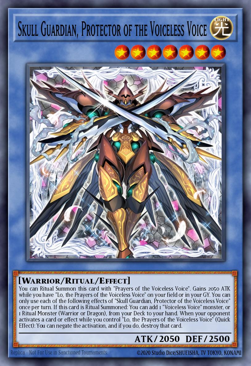 Skull Guardian, Protector of the Voiceless Voice card image