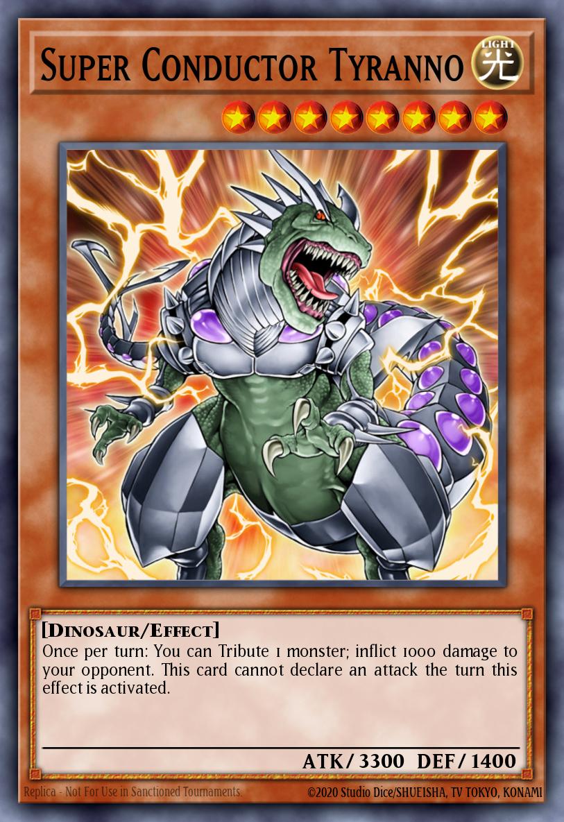 Super Conductor Tyranno card image