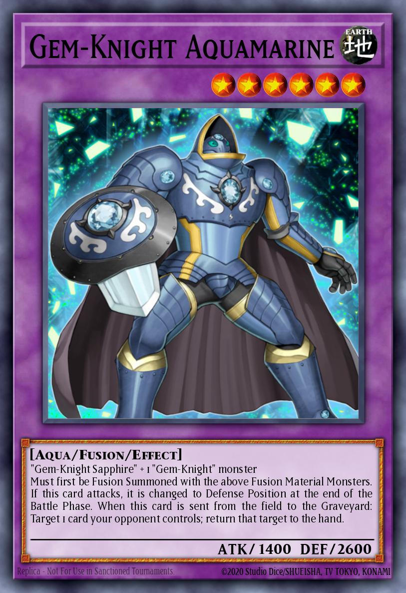 Gem-Knight Aquamarine card image