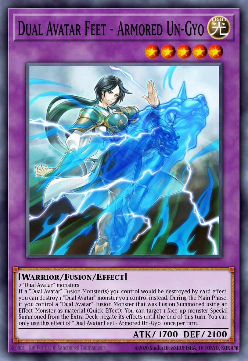 Dual Avatar Feet - Armored Un-Gyo card image