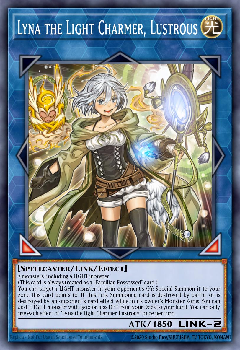 Lyna the Light Charmer, Lustrous card image