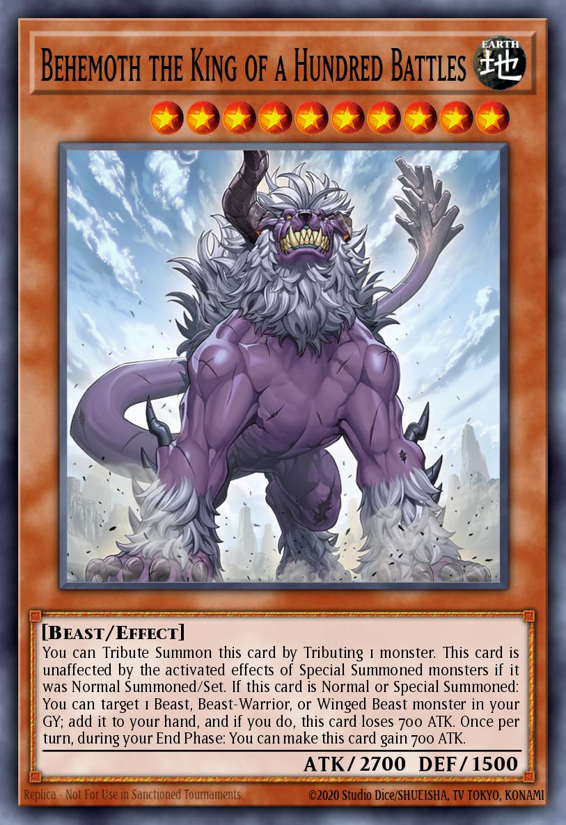 Behemoth the King of a Hundred Battles card image