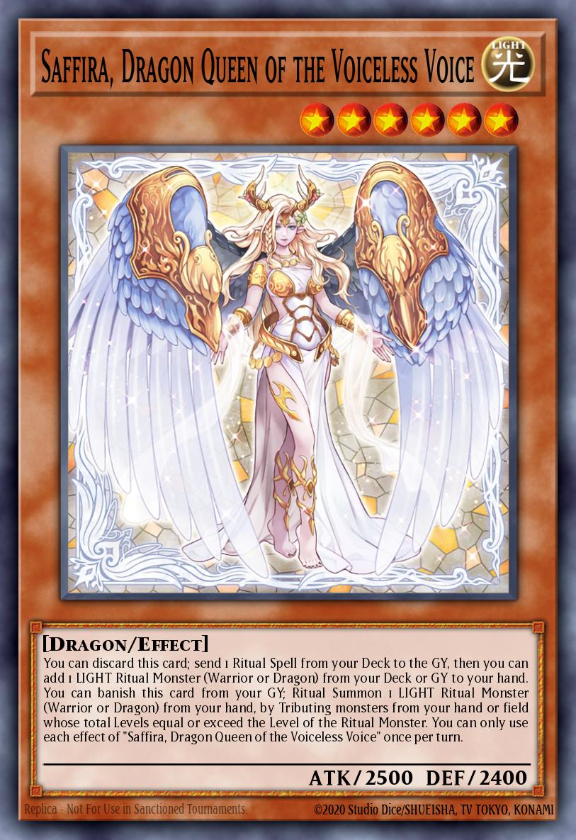Saffira, Dragon Queen of the Voiceless Voice card image