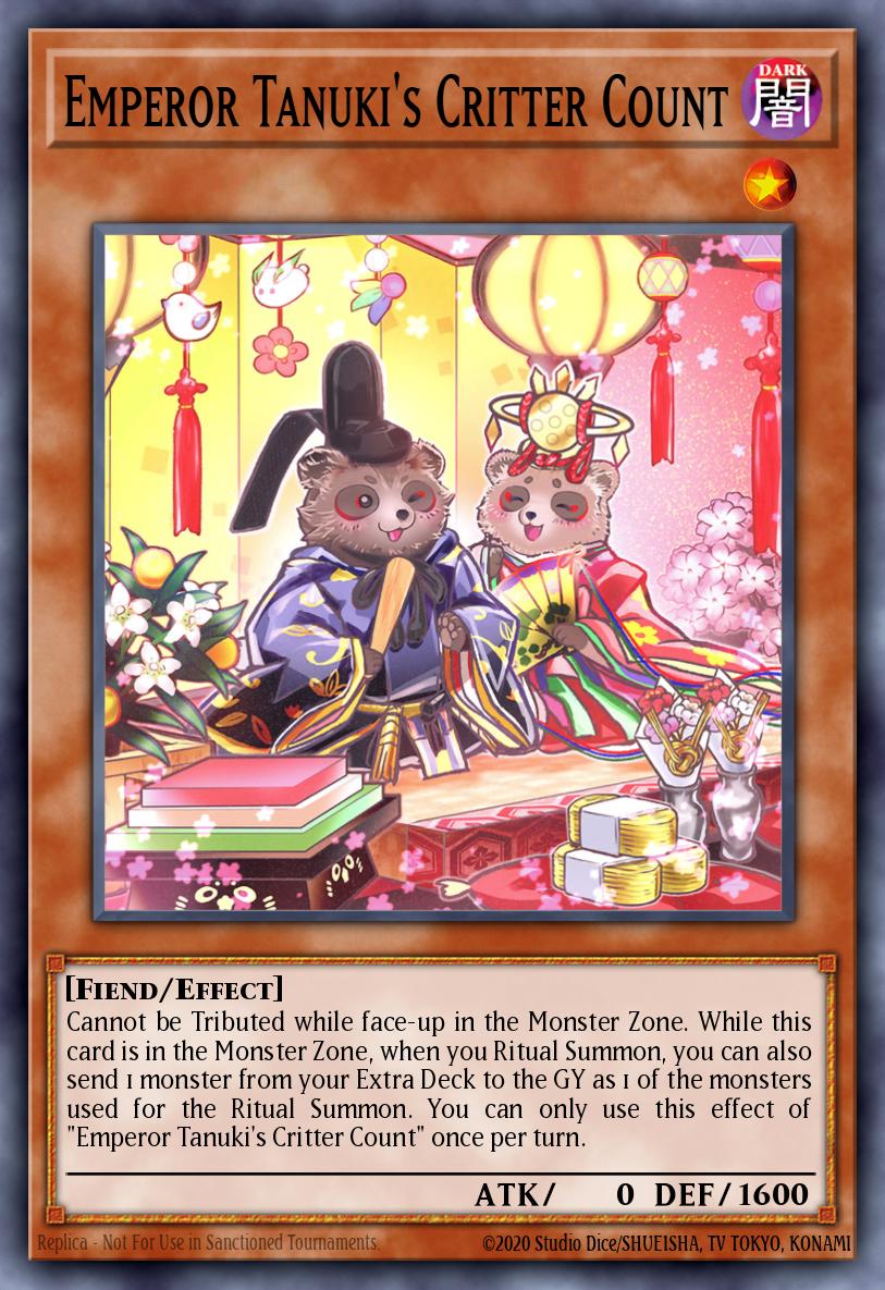 Emperor Tanuki's Critter Count card image
