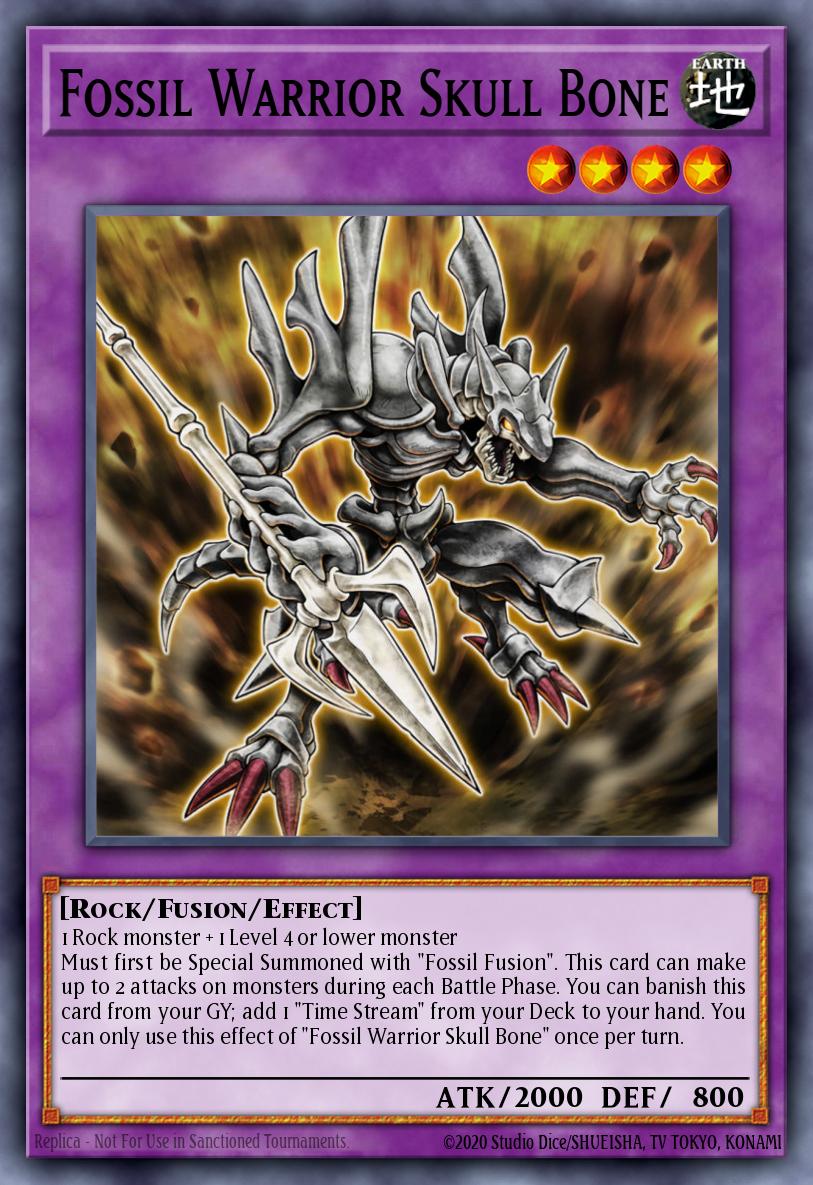 Fossil Warrior Skull Bone card image