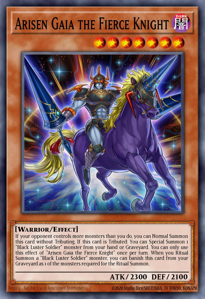 Arisen Gaia the Fierce Knight card image