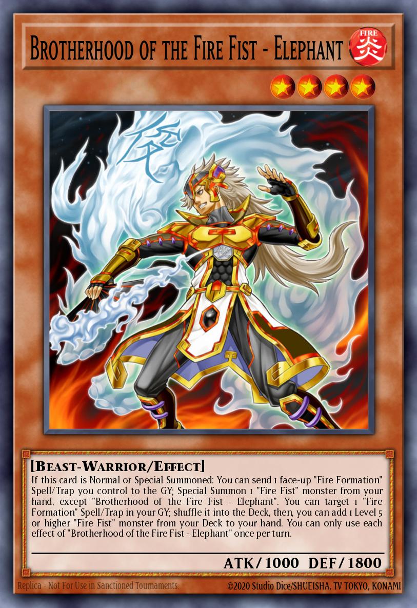 Brotherhood of the Fire Fist - Elephant card image