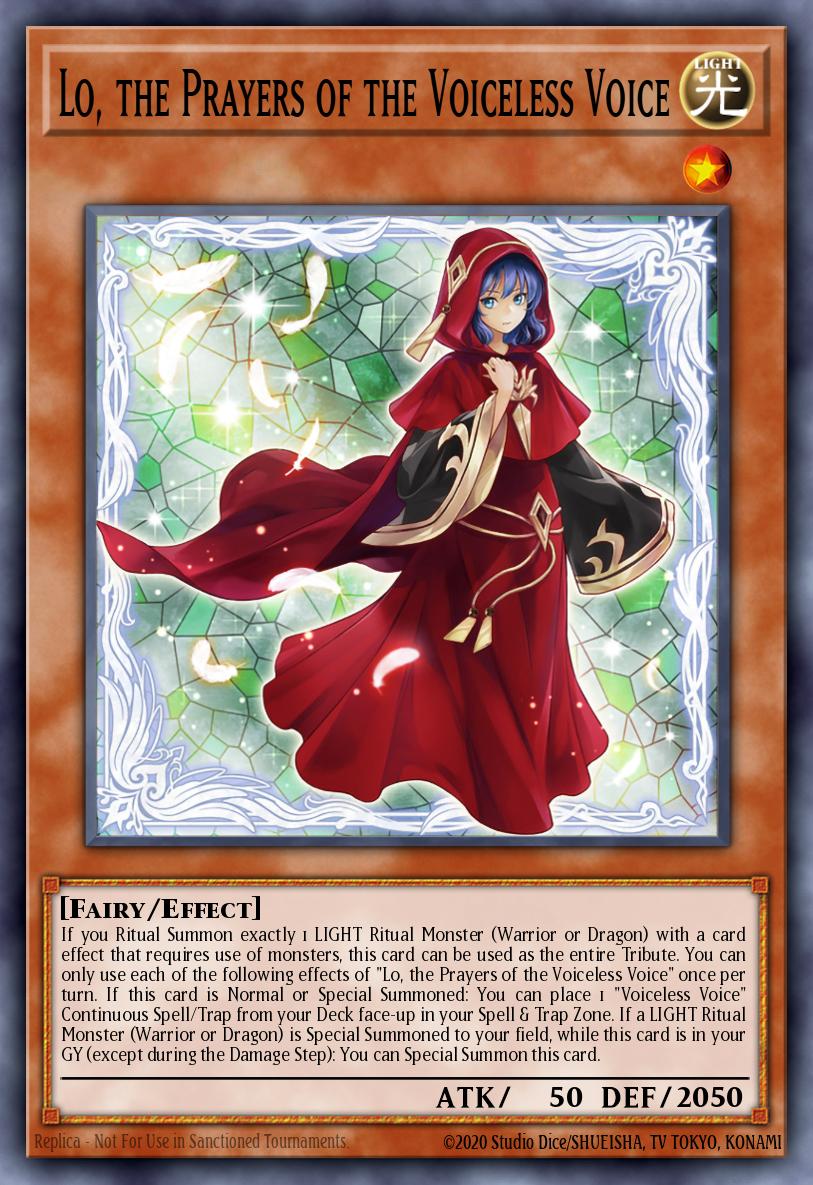 Lo, the Prayers of the Voiceless Voice card image