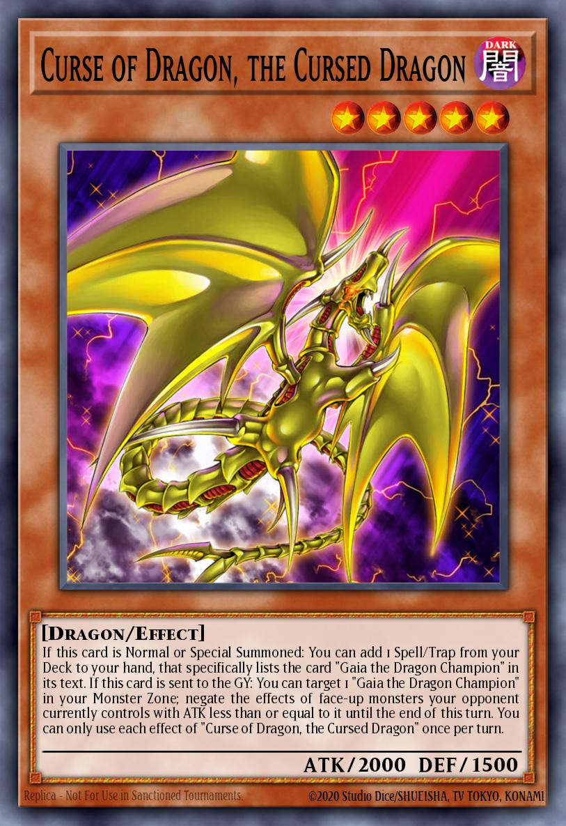 Curse of Dragon, the Cursed Dragon card image