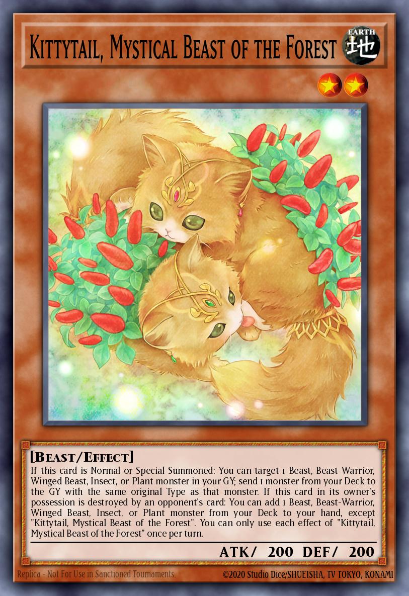 Kittytail, Mystical Beast of the Forest card image