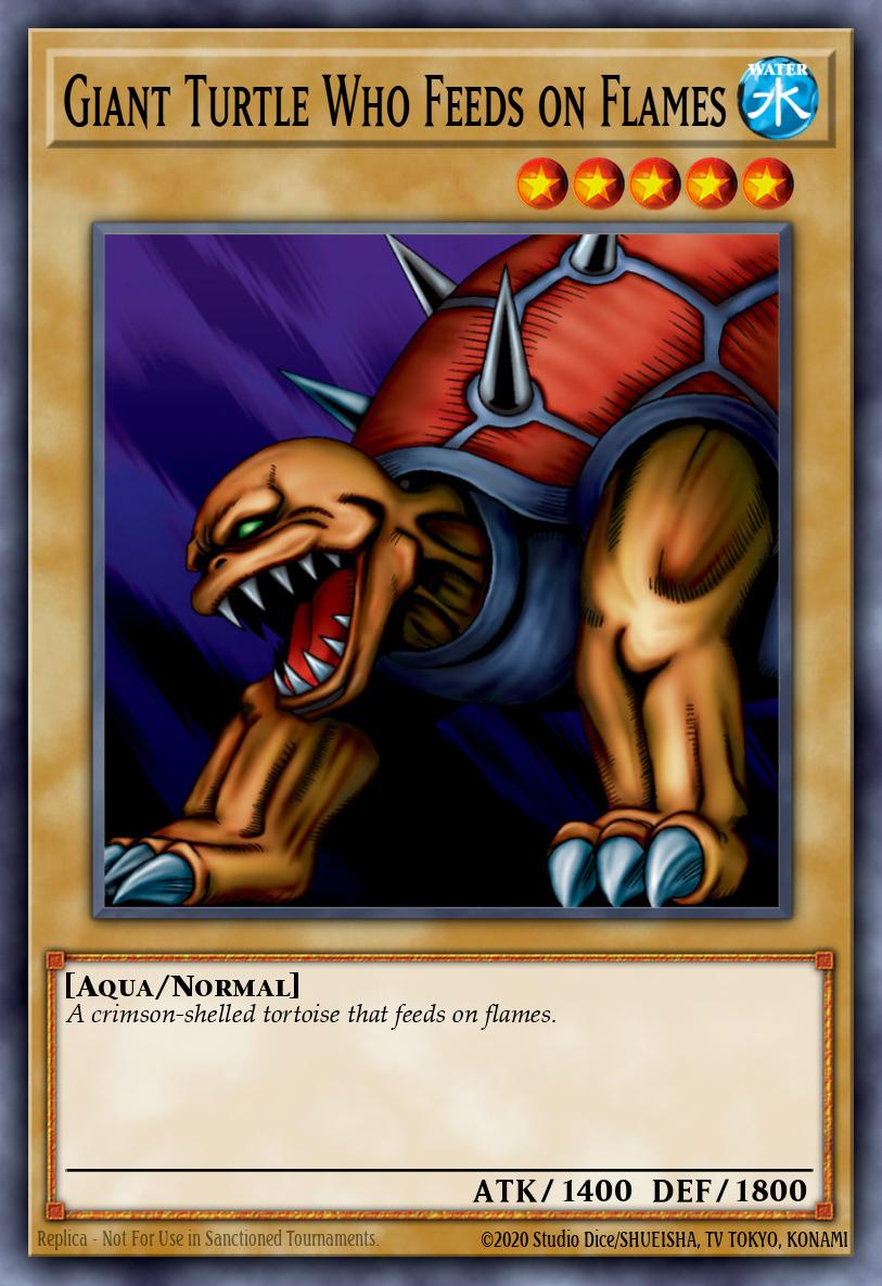 Giant Turtle Who Feeds on Flames card image
