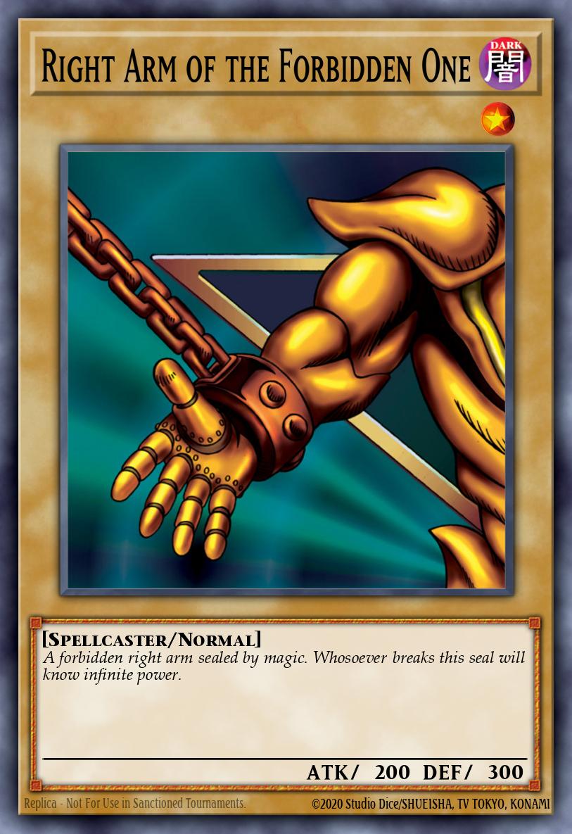 Right Arm of the Forbidden One card image