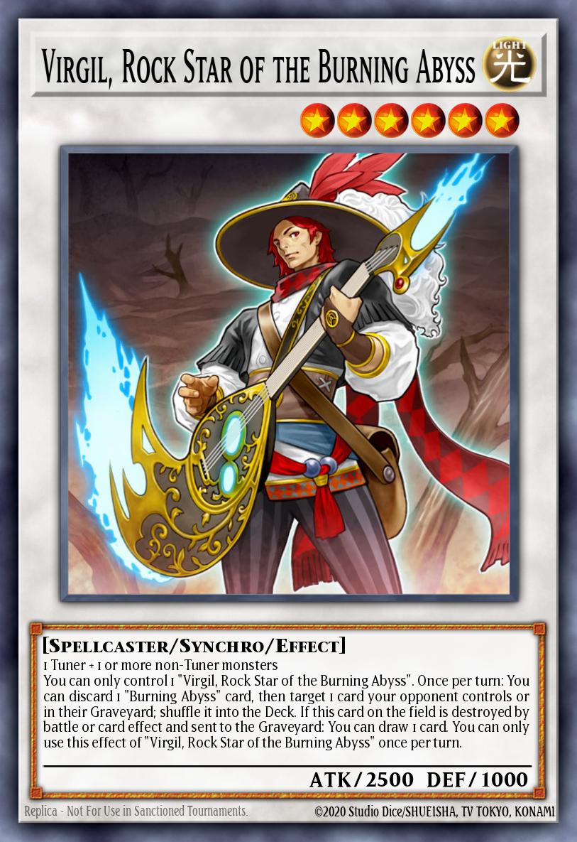 Virgil, Rock Star of the Burning Abyss card image