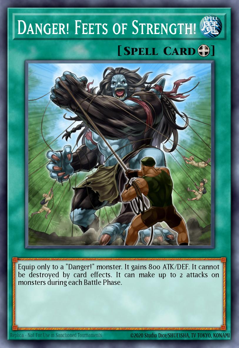 Danger! Feets of Strength! card image
