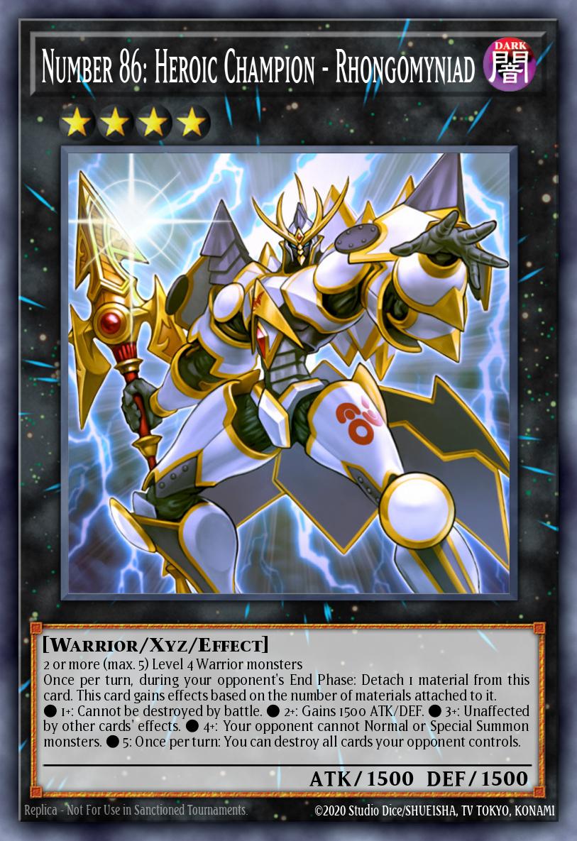 Number 86: Heroic Champion - Rhongomyniad card image