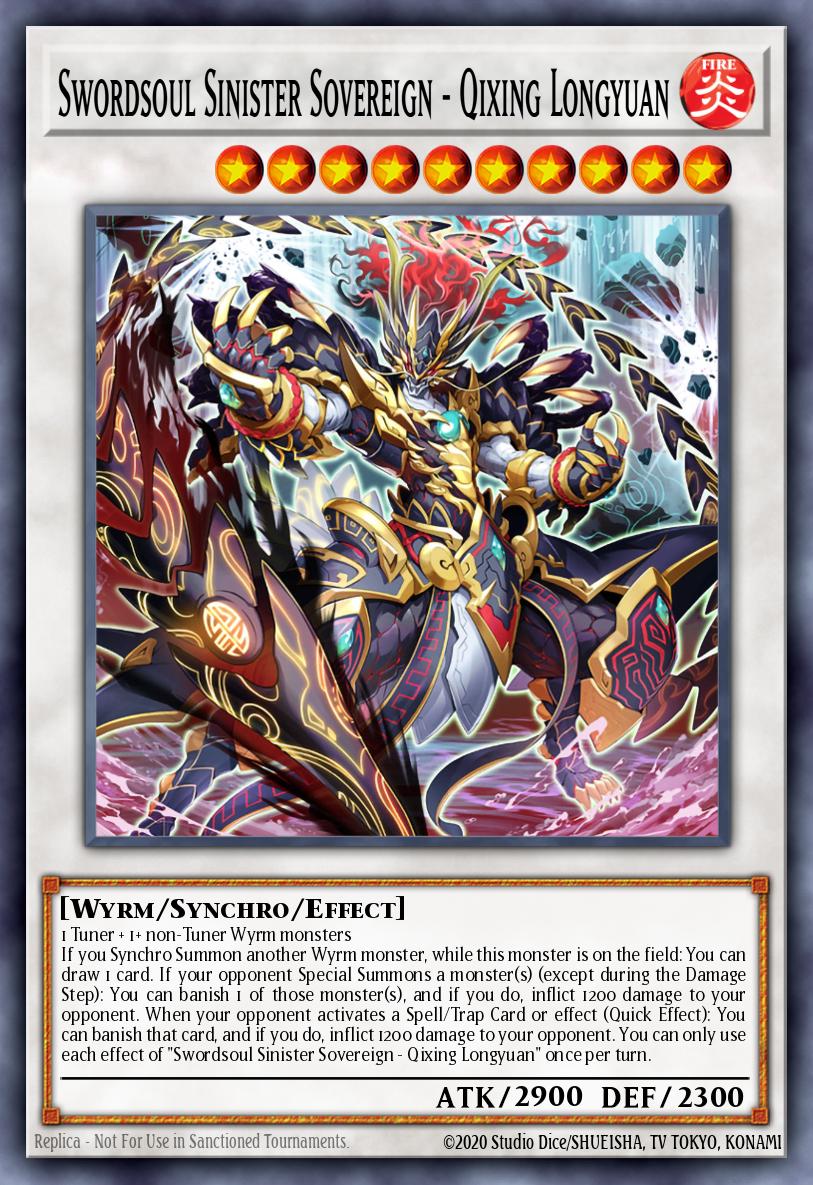Swordsoul Sinister Sovereign - Qixing Longyuan card image