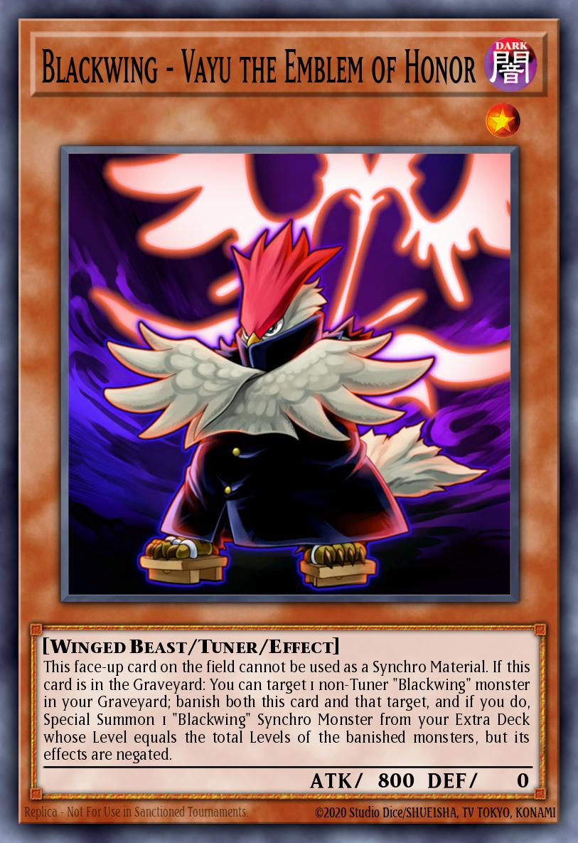 Blackwing - Vayu the Emblem of Honor card image