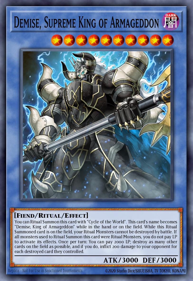 Demise, Supreme King of Armageddon card image