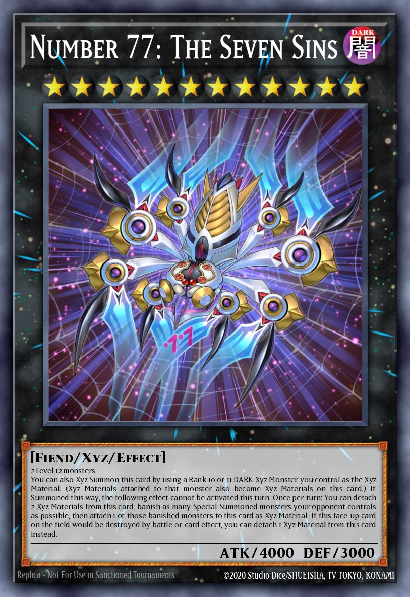 Number 77: The Seven Sins card image