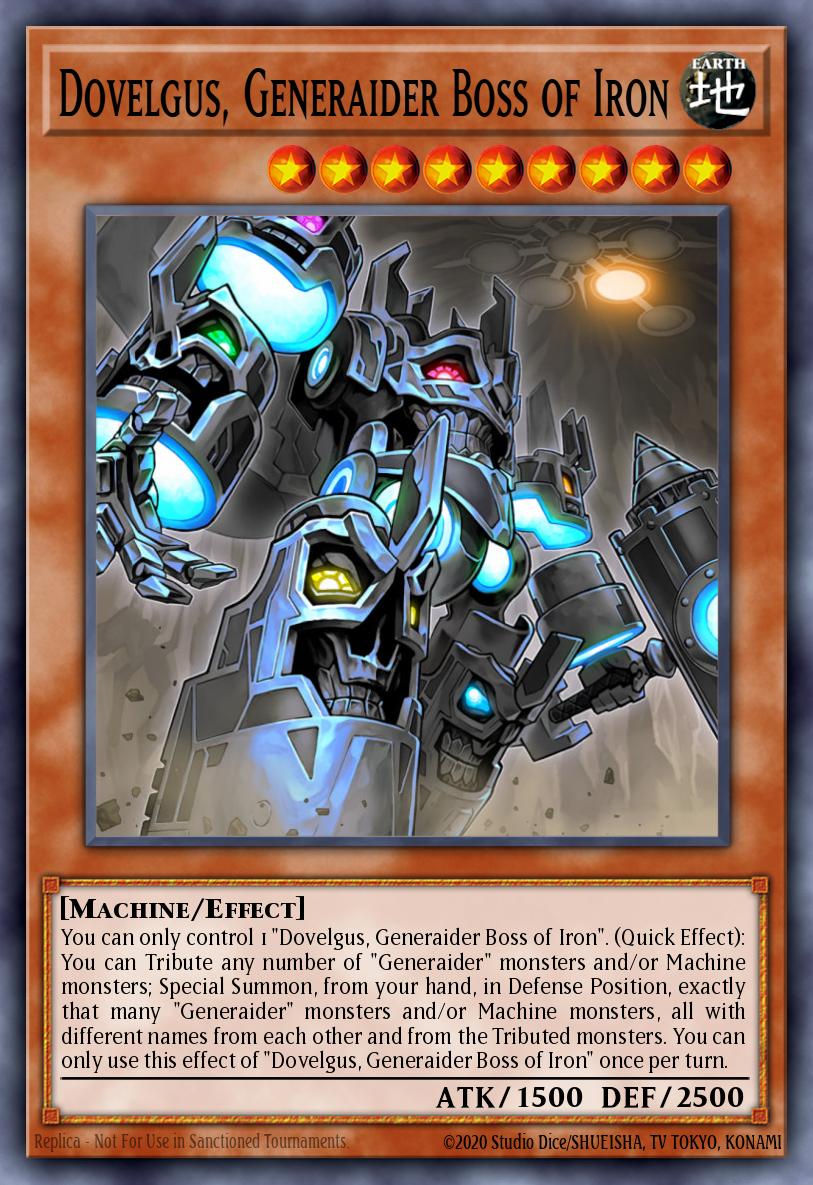 Dovelgus, Generaider Boss of Iron card image