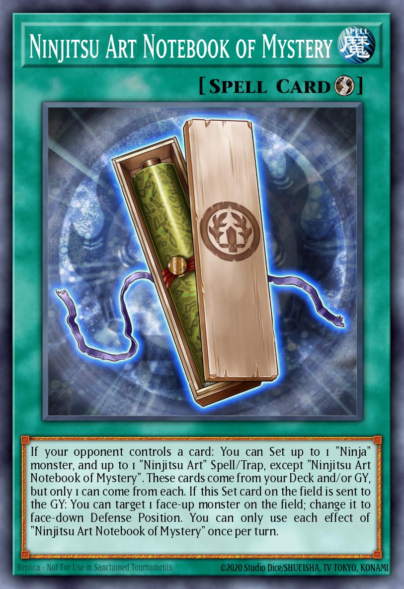 Ninjitsu Art Notebook of Mystery card image