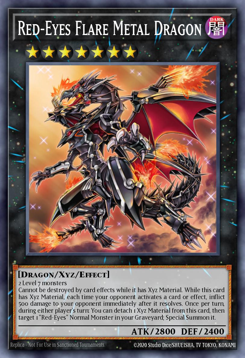 Red-Eyes Flare Metal Dragon card image