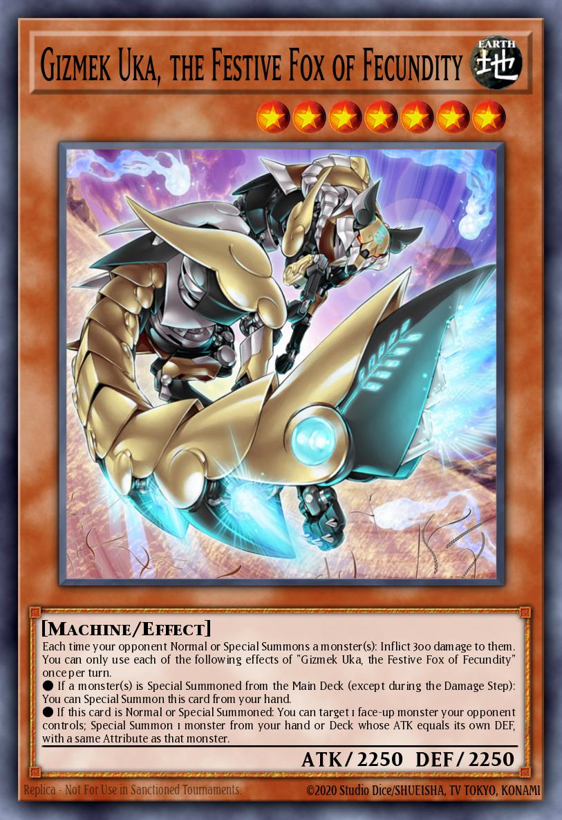 Gizmek Uka, the Festive Fox of Fecundity card image