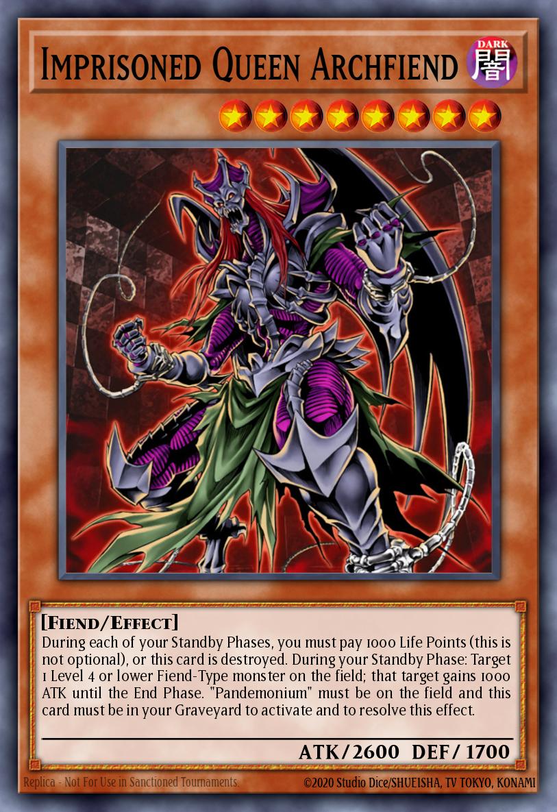 Imprisoned Queen Archfiend card image