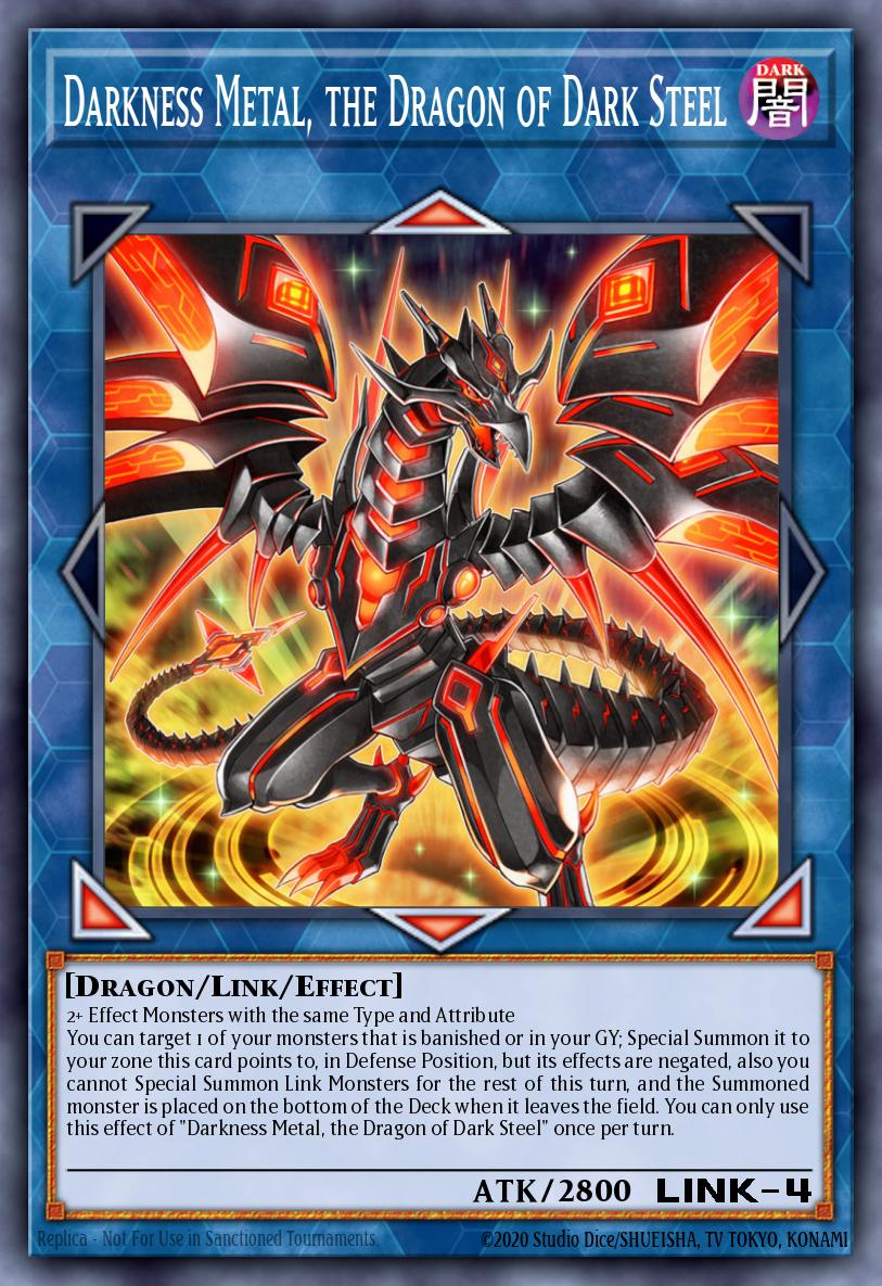 Darkness Metal, the Dragon of Dark Steel card image