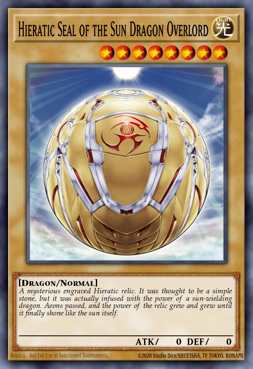 Hieratic Seal of the Sun Dragon Overlord card image