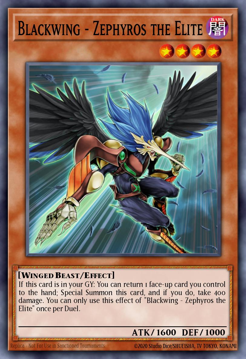 Blackwing - Zephyros the Elite card image