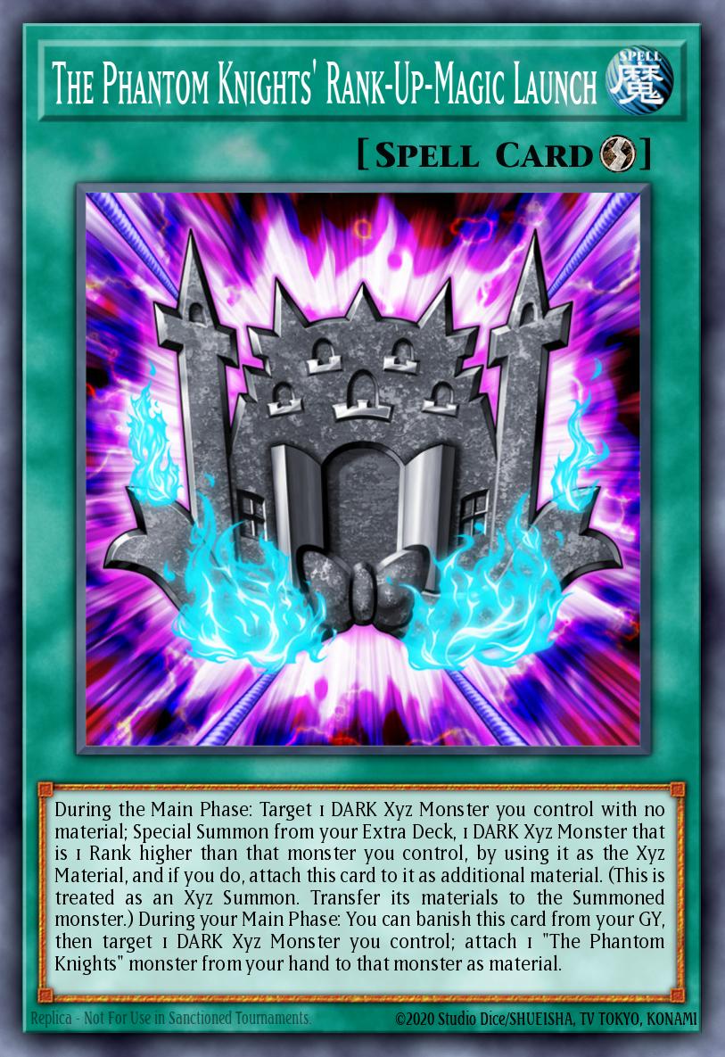 The Phantom Knights' Rank-Up-Magic Launch card image