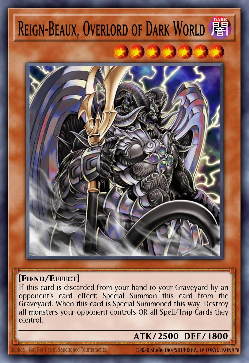 Reign-Beaux, Overlord of Dark World card image