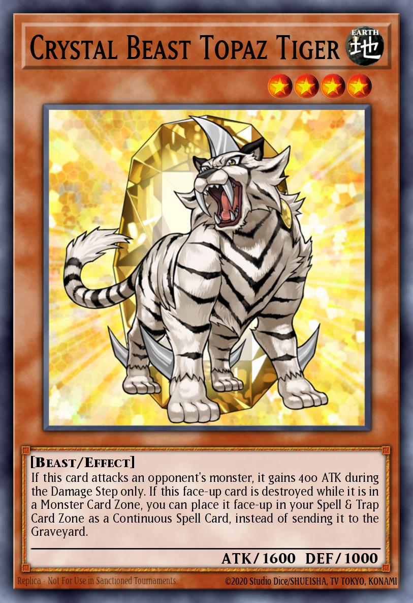 Crystal Beast Topaz Tiger card image