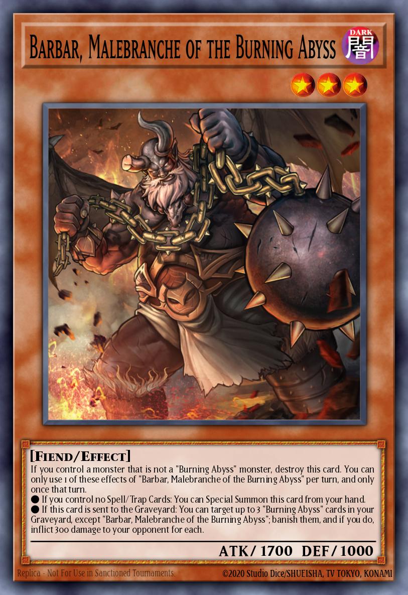 Barbar, Malebranche of the Burning Abyss card image