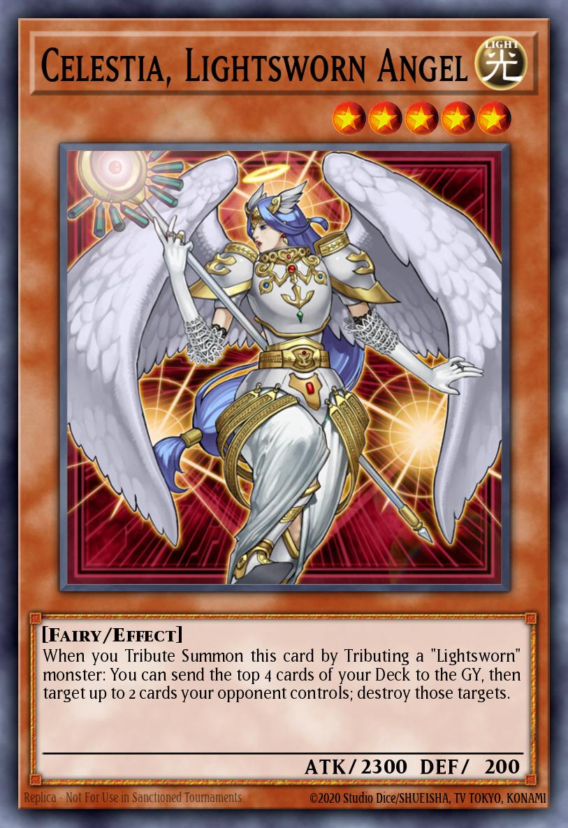 Celestia, Lightsworn Angel card image