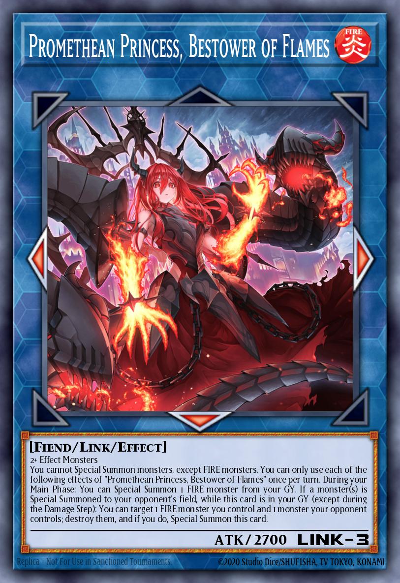 Promethean Princess, Bestower of Flames card image