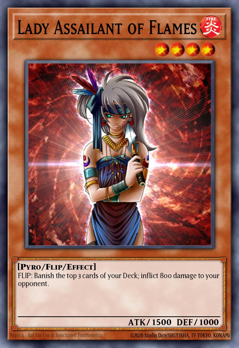 Lady Assailant of Flames card image