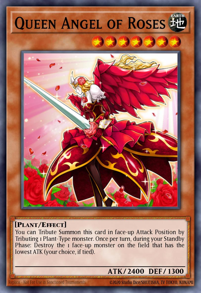Queen Angel of Roses card image