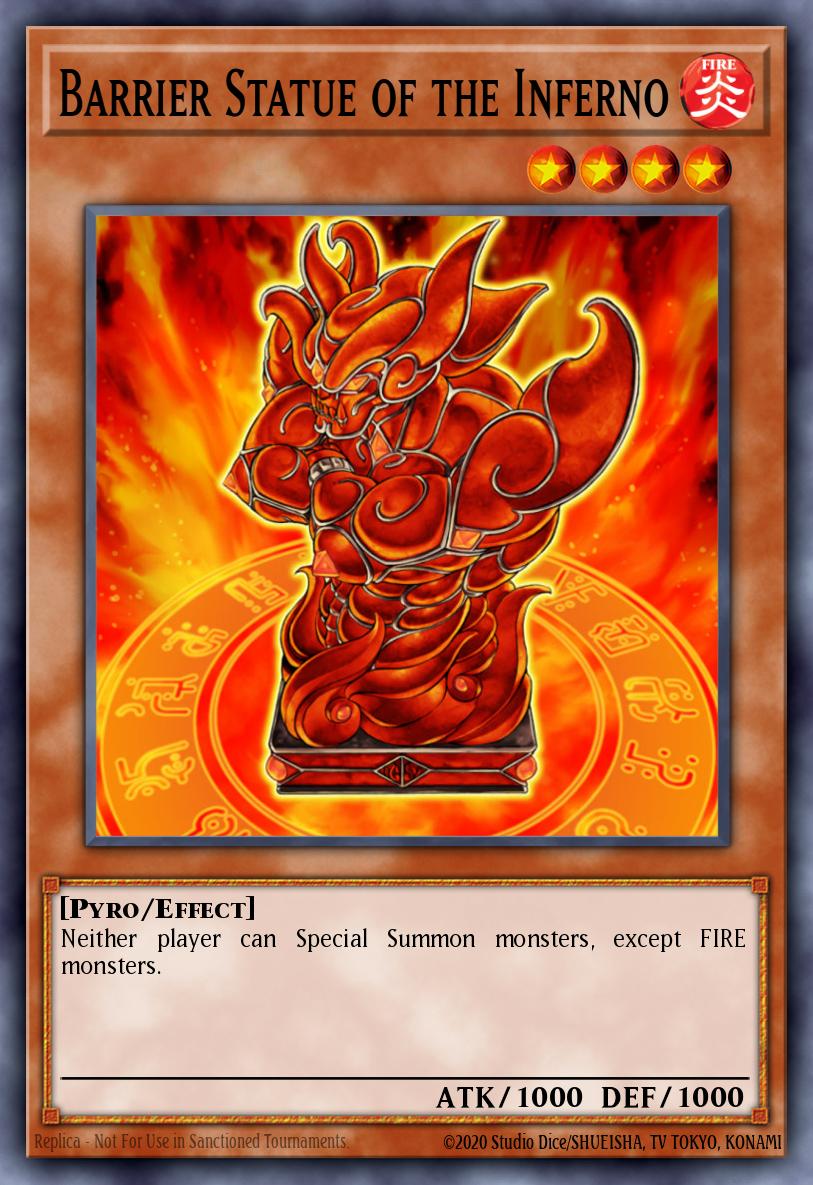 Barrier Statue of the Inferno card image